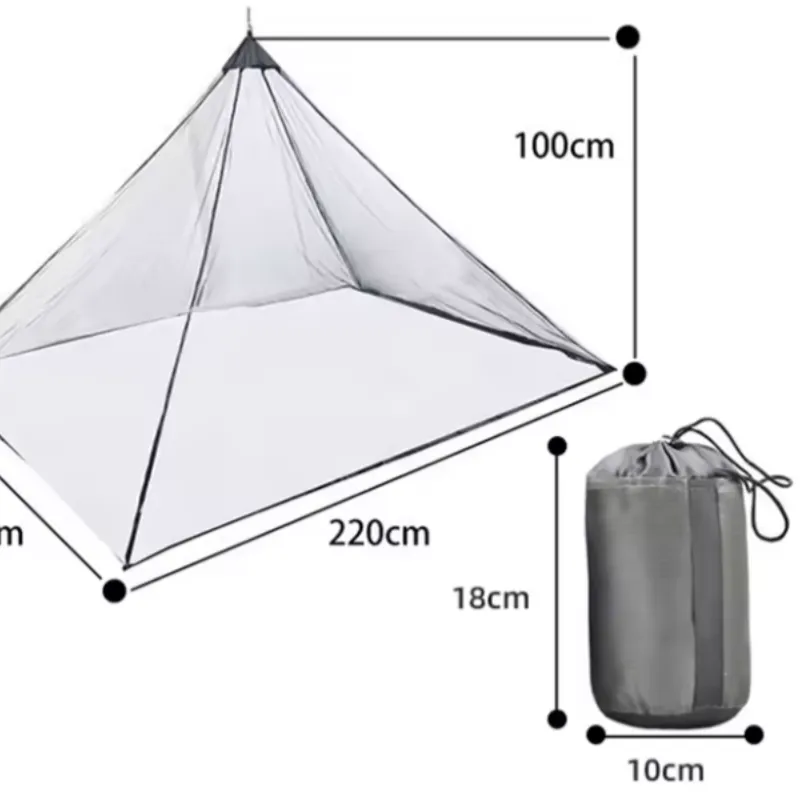 mosquito net around bed