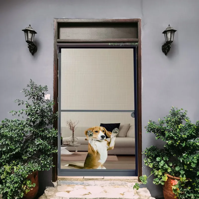 typical sliding screen door size