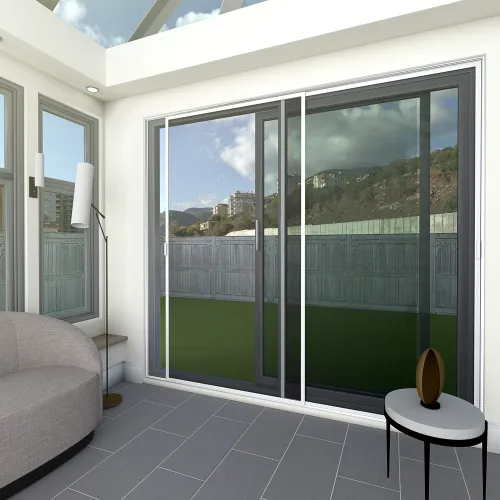 double door magnetic screen